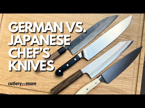 German vs Japanese Chef's Knives