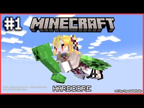 【Minecraft HARDCORE】#1 second goal: full diamond gears & tools!