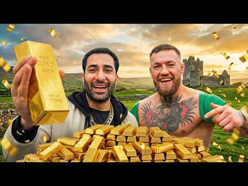 I WENT TO IRELAND TO GIVE AWAY GOLD WITH CONOR McGREGOR