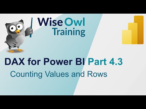 DAX for Power BI Part 4.3 - Counting Values and Rows
