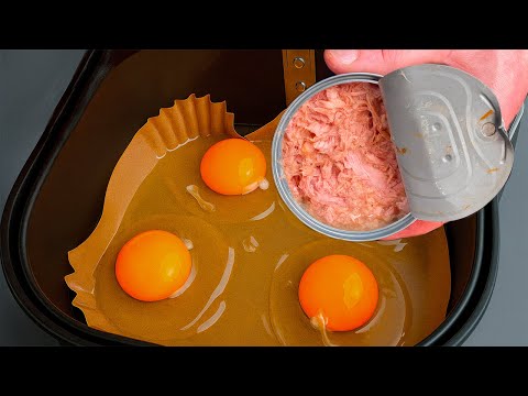 Put Tuna, Potatoes & Eggs in the Air Fryer and THIS Happens… Quick Dinner Recipe!