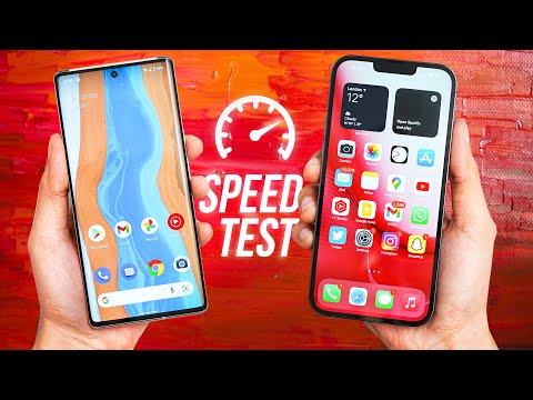 Google Pixel 6 Pro vs iPhone 13 Pro Max - Speed Test