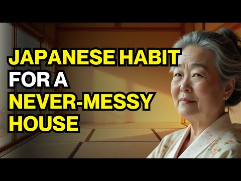 7 JAPANESE HABITS to NEVER HAVE a MESSY HOUSE