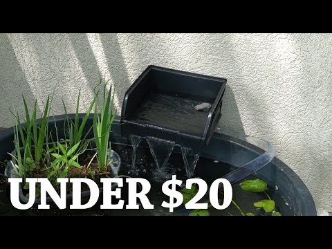 EASY DIY Waterfall feature