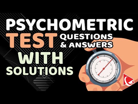 How to Pass PSYCHOMETRIC TEST - Questions and Answers with Solutions