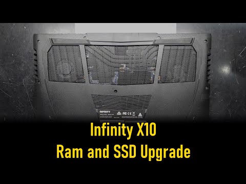 Infinity X10-GTX1650 Ram and NVMe Upgrae