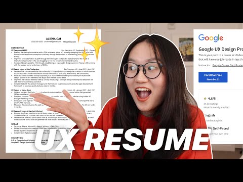 UX Design Resume Tutorial (even with no experience)