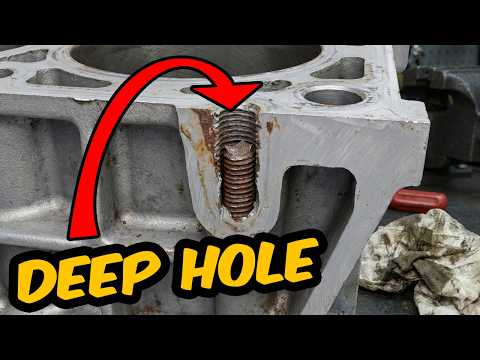 How to Remove IMPOSSIBLE Broken Bolts (The Deep Hole Trick)