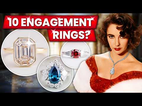 Elizabeth Taylor's 10 Engagement Rings, 8 Weddings, 7 Husbands, ZERO Regrets!