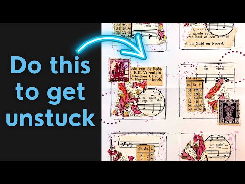 Get unstuck with this art exercise - Grid journaling to beat artist’s block