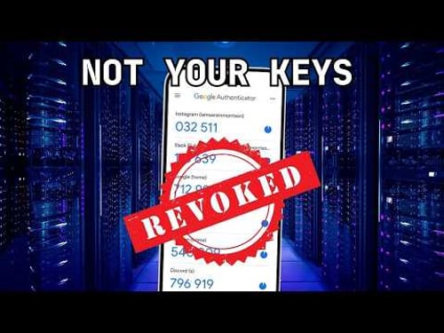 Stop Trusting Google With Your Keys
