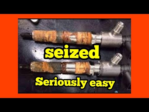 The easy way to remove a seized injector