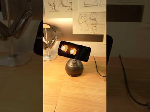 This is not a product, but a life form... @loonapetbot petbot #ces #ces2026 #loona #loonadeskmate