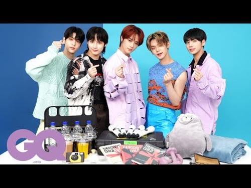 TOMORROW X TOGETHER(투모로우바이투게더)の人生に欠かせない10のアイテム | 10 Essentials | GQ JAPAN