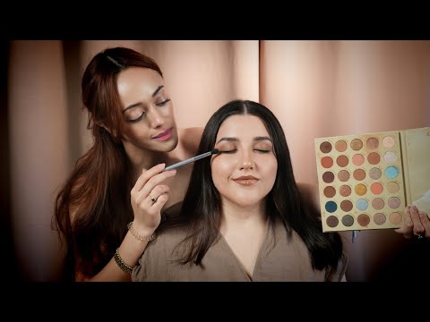 ASMR Monochrome Color of the Year 🤎 Mocha Mousse Glam Makeup: Soft-Spoken, Close-Up Detail, Personal