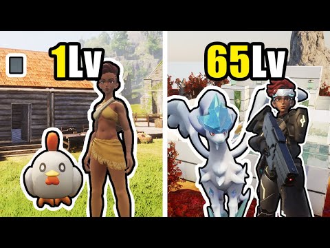 팰월드 1레벨부터 65레벨까지의 여정