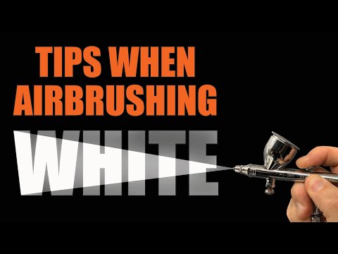 Trouble Airbrushing White Paint ?