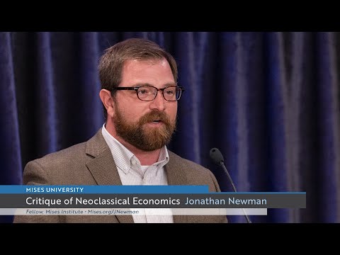 Critique of Neoclassical Economics | Jonathan Newman