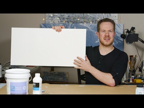 How I Prepare Hardboard for Acrylic Painting