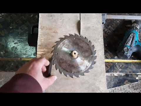 Элементарное приспособление для заточки пильных дисков своими руками