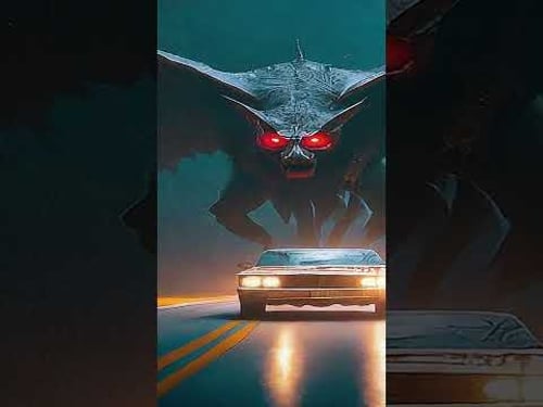 The Moth Man #cryptid #horrortok #terrifyingtales #hauntedattraction #ghoststories #horror #scary