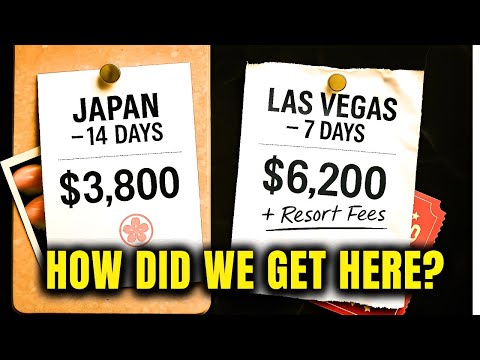 A week in Vegas costs 1.5X then 2 weeks in Japan for an American?