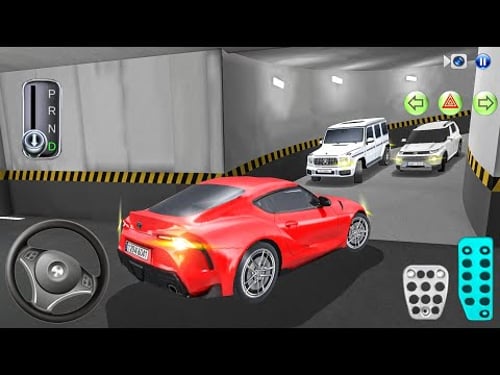 New Sports Car Toyota Supra Stuck in Parking Garage - 3D Driving Class 2025 - gameplay Android ios