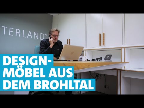 Ausgefallene Designmöbel der Firma "Hinterland" aus der Eifel