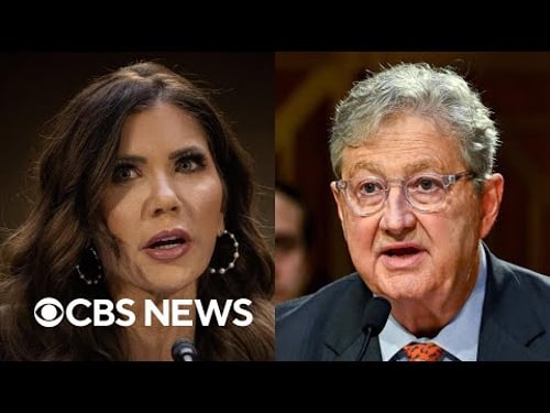 Watch: Moment that may have led to Kristi Noem ouster