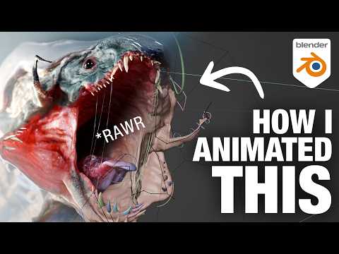 How I animated a Monster - A Blender Breakdown