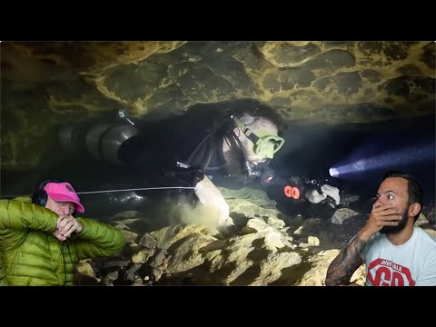Divers React to Virgin Cave that leads to massive hidden underground chamber