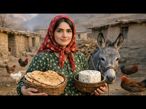 Village Life in Iran's Ancient Mountains | Off-Grid Living & Traditional Cooking