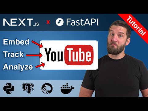 Next.js + FastAPI Tutorial: Track Every YouTube Video Event!