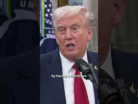 Trump threatens 'irreversible' cuts if the government shuts down