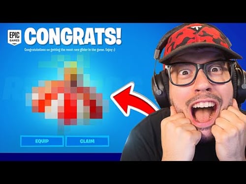 Unlocking the RAREST Umbrella in Fortnite...