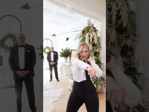 Designers Recreate Hugh Grant's Iconic Love Actually Dance | Holiday Fun!