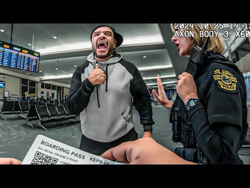 The CRAZIEST Airport Arrests Caught on Bodycam By Police