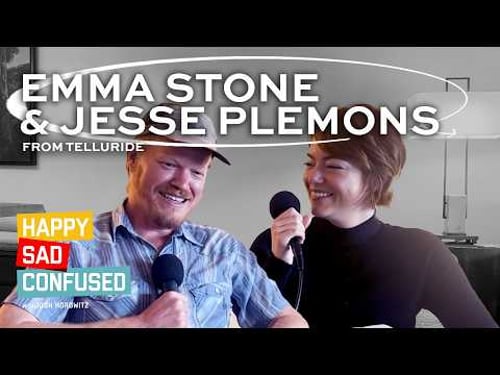Emma Stone & Jesse Plemons talk BUGONIA, SPIDER-MAN, HUNGER GAMES, imposter syndrome, auditions