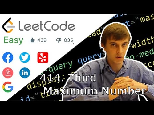 LeetCode 414. Third Maximum Number Solution Explained - Java