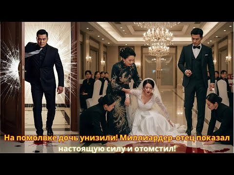 На помолвке дочь унизили! Миллиардер-отец показал настоящую силу и отомстил! #drama #дорама #2025