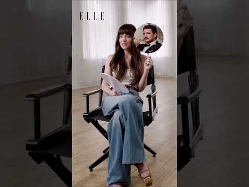 Would Pedro Pascal Or Chris Evans Make A Better Superhero? Dakota Johnson Is Undecided | ELLE UK