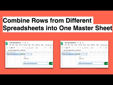 Combine Columns from DIFFERENT Spreadsheets into One Master Sheet - Google Sheets