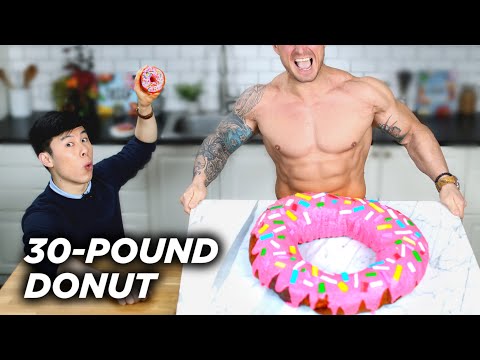 I Made A Giant 30-Pound Donut For A Bodybuilder ⢠Tasty