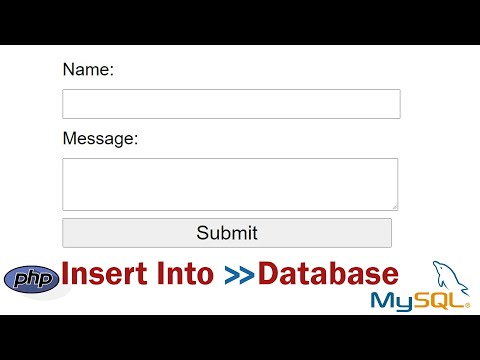 How to connect HTML Form to MySQL Database with PHP in 8 Minutes 2020