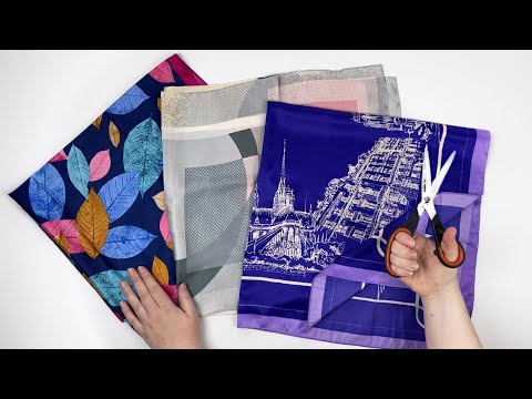 3 BEST IDEAS FROM OLD headscarves! AMAZING RECYCLING!