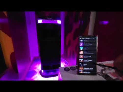 SONY ULT Tower 10 - psy trance music samples - ULT2 sound mode, Volume 25%