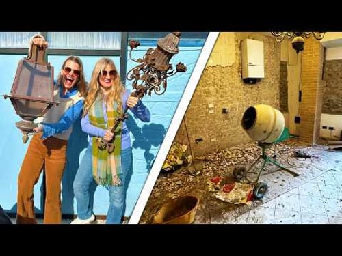 Little ITALIAN HOUSE: Kitchen RENOVATION (and Demolition!) with @NickiPositano in Tuscany!