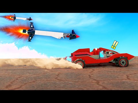 Human Guided Missiles VS Cars!