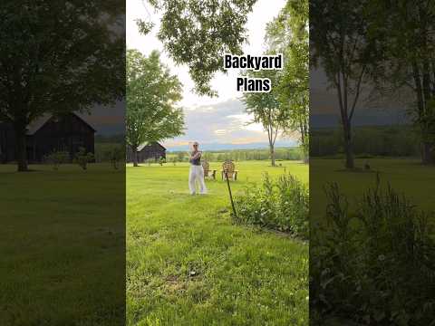 City girl buys a house in the country… #backyard