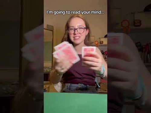 Did I read your mind? #voodoo #interactive #magician #girl #funny